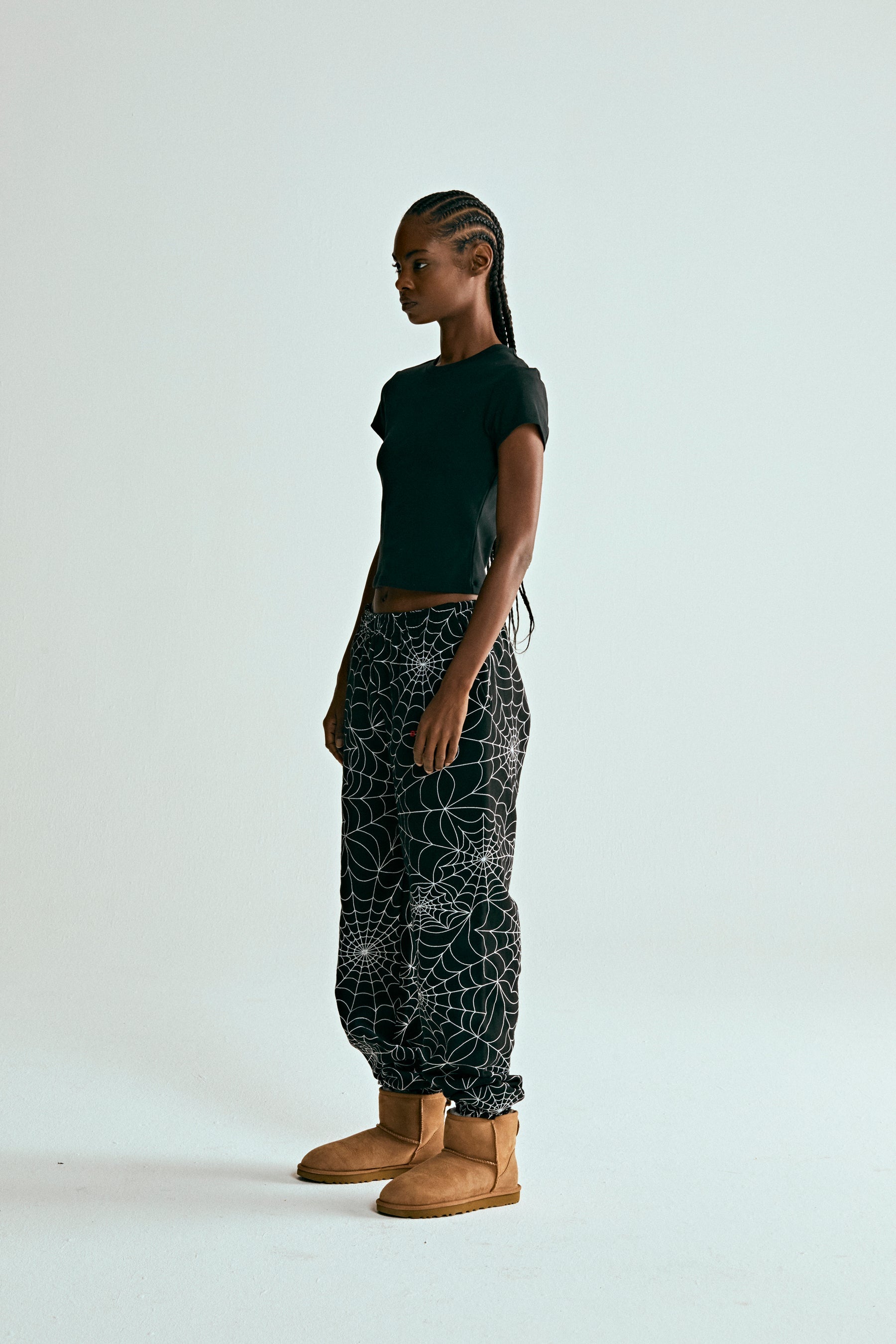 EMBROIDERED AOP SWEATPANT